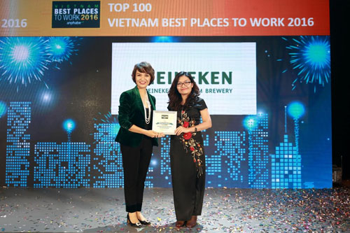 Heineken Việt Nam lọt top 10 nơi làm việc tốt nhất 